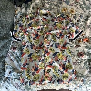 ORIGINAL USE SS BUTTON DOWN JERSEY TOP